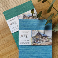Carnet de dessin et d'aquarelle 100% coton, sans acide, pour artistes, 300 g/m², pressé à chaud, pliable