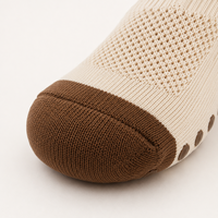 Chaussettes de yoga et de pilates en coton pour femmes, antidérapantes, logo personnalisé, OEM, vente en gros