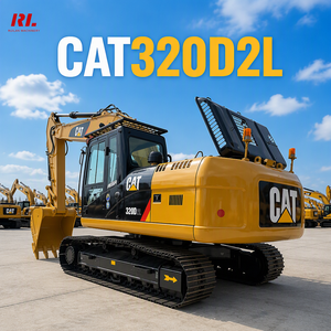 Excavatrice sur chenilles d'occasion CAT 320D2L, 20 tonnes, d'occasion, fabrication japonaise, pour travaux de terrassement et de construction. - Product Image 1