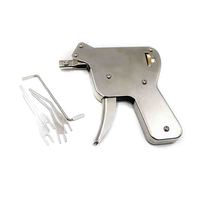 Ouvre-porte en acier inoxydable, outil de serrurier, Kit d'outils de réparation de cadenas manuel robuste, pistolet de ramassage de verrouillage