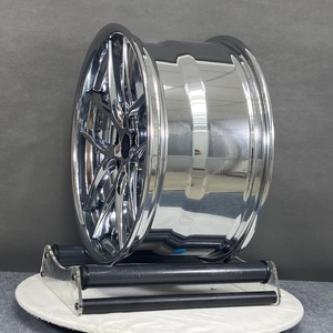 Juego de Dos Rines Cóncavos Profundos Personalizados de Cinco Radios en Cromo Plateado 5x115/5x110 para Automóviles de Pasajeros <span class=keywords><strong>BMW</strong></span> <span class=keywords><strong>M8</strong></span> F93 Mercedes 2017 S63 <span class=keywords><strong>AMG</strong></span> - Product Image 2