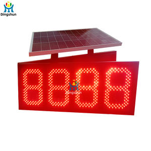उलटी गिनती और गिनती के लिए सौर-संचालित डिजिटल डिस्प्ले स्क्रीन प्रोग्राम योग्य आउटडोर नेतृत्व वाली डिजिटल डिस्प्ले स्क्रीन - Product Image 1