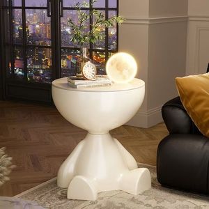 Modern Extendable Cream Wind Small Coffee <strong>Table</strong> Red Flat Head Side <strong>Table</strong> for Small Apartments Super <strong>Narrow</strong> <strong>Bedside</strong> <strong>Table</strong> Birch - Product Image 4