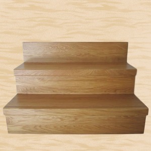 Custom Stair <strong>Riser</strong> Indoor Staircase Treads Solid <strong>Wood</strong> Stair <strong>Step</strong> Stair Treads and <strong>Risers</strong> - Product Image 3