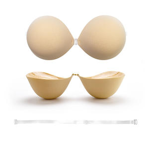 Special for Small Chest Thickened Invisible <strong>Bra</strong> Cartoon Chest Pads with Non-Slip Gathered Straps Strapless Breathable Feature - Product Image 6