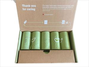 High Quality Eco-Friendly Scented PBAT PLA Corn Starch Dog Poop Waste <b>Bags</b> with Strong Odor Control and Cartoon Design - Product Image 2