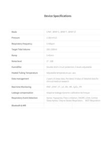 Appareil médical portable pour l'apnée du sommeil HC-E018, <span class=keywords><strong>machine</strong></span> CPAP pour adultes, pression positive continue des voies respiratoires, prix - Product Image 5