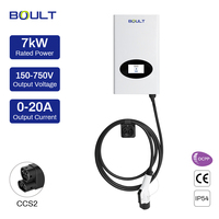 Chargeur de voiture CCS2 7KW DC Station de charge murale Chargeur électrique EV pour une charge en toute sécurité