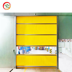 Puerta <span class=keywords><strong>Enrollable</strong></span> de PVC de Alta Velocidad con Diseño Moderno, Aislamiento para Almacenes, Reparación Rápida, Resistente al Viento, Superficie Acabada - Product Image 2