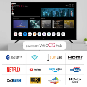 Téléviseur Webos 50 pouces 4K abordable, Android <span class=keywords><strong>TV</strong></span> 4K LED LCD <span class=keywords><strong>QLED</strong></span> Smart <span class=keywords><strong>TV</strong></span> 32 <span class=keywords><strong>43</strong></span> 50 55 65 75 85 100 pouces pour une expérience cinématographique - Product Image 5