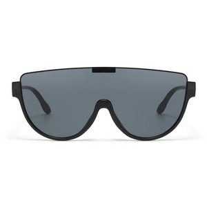 Jamie 9458 <b>Large</b> <b>Frame</b> Sunglasses Metal Black UV400 Unisex Street Style - Product Image 5