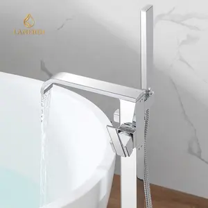 Lanerdi Bath and Shower Tub Faucet Manufacturer Chrome Free Standing Faucet Tub Faucet Shower Set Bathroom Hotel