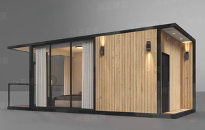 Maison conteneur <span class=keywords><strong>de</strong></span> luxe pliable, maison modulaire préfabriquée, bureau mobile <span class=keywords><strong>de</strong></span> chantier pour camp <span class=keywords><strong>de</strong></span> construction, 10 unités/40HQ - Product Image 4