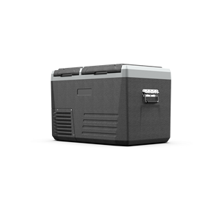Réfrigérateur de voiture portable 45L à double commande par compresseur, spécial camion, voyage, camping, installation USB, solaire, plastique, occasion/neuf 45L - Product Image 1
