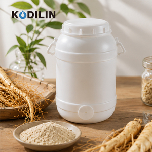 Fabrication à grande échelle d'extraits certifiés biologiques pour la nutrition diététique, base de vitalité, racines adventices de ginseng séchées - Product Image 1