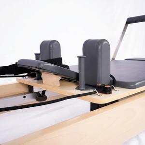 Lit de réforme Pilates Studio Factory, bois de hêtre de haute qualité, multifonctionnel pour les entraîneurs de yoga, les exercices et les séances d'entraînement - Product Image 5