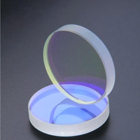 Lentille de protection laser en quartz importé, double revêtement bleu, 18*2mm, 1064nm, pièces de rechange légères