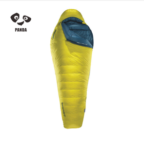 Sac de couchage compact en duvet de canard blanc pour camping en plein air, imperméable, type momie, avec compression - Product Image 1