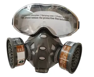 Hot Sale Half Face Gas Mask With Goggles