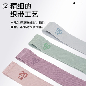 Banda de Resistencia para Ejercicios de Yoga y Glúteos Bravely Advance, Resistencia Media, para Sentadillas y Moldeamiento - Product Image 2