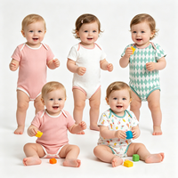 Barboteuse pour bébés garçons et filles, en coton pur, vêtements pour nouveau-nés, de 1 à 3 ans, Boutique, à la mode, personnalisés, été, 100%