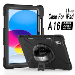 360° Drehbarer Handschlaufen-Ständer Robuste Stoßfeste Sturzsichere Tablet-Hülle für iPad A16 Hülle 11 Zoll (A3354/A3355/A3356) - Product Image 1