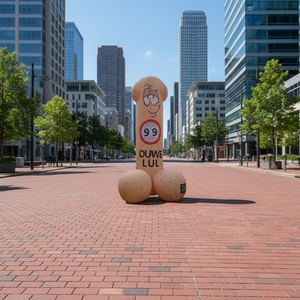 Airfun Promotion Spéciale : Ballon Gonflable Cartoon Hollandais 'Old Dick' pour les Pays-Bas - Product Image 1