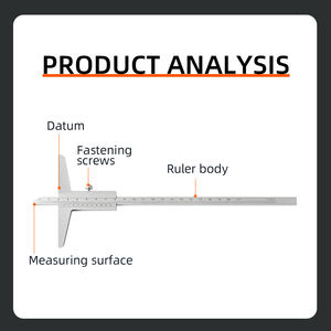 Штангенциркуль для измерения глубины, 0-150 мм/200/300/500/600/1000 мм - Product Image 2