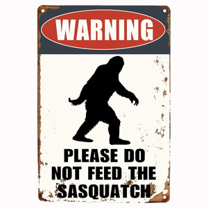 Bigfoot Vintage rétro étain signe porte mur décor métal barre Plaque Pub affiche maison boutique extérieur signes mur décor personnalisé - Product Image 3