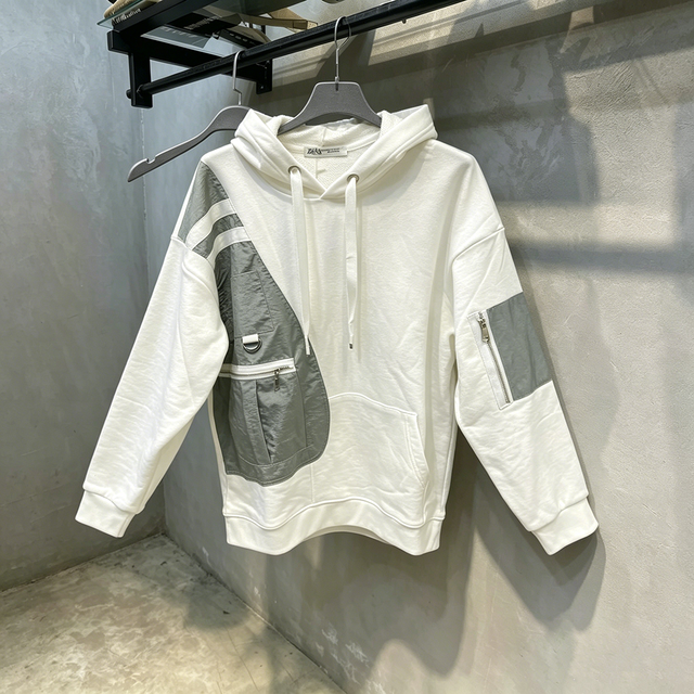 Men Urban Techwear Hoodie with Futuristic Design and Comfortable Everyday Fit Men Street Style Techwear Hoodie