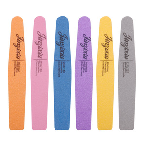 Kim Cương Hình Hai Mặt Móng Tay Đệm Cá Nhân Grit Miếng Bọt Biển Dải Cho Làm Móng Tay Làm Đẹp Có Thể Giặt Dùng Một Lần Móng Tay Tập Tin Công Cụ - Product Image 2