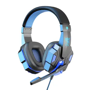 Merry-auriculares con sonido envolvente para videojuegos, cascos con cancelación de ruido y micrófono para ordenador portátil y de escritorio, 3,5mm