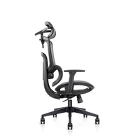Vente en gros d'usine d'une chaise de bureau de direction pivotante confortable avec un dossier haut en maille Appuie-tête au design ergonomique Repose-pieds de style moderne