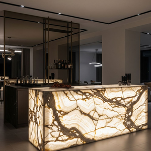 Bar en marbre rétroéclairé Shinestone OEM/ODM avec équipement, surface solide illuminée pour bars commerciaux, discothèques, restaurants et caves - Product Image 6