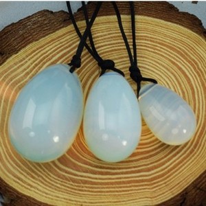 Juego de Huevos Yoni de <span class=keywords><strong>Jade</strong></span> para Masaje Kegel, Modelo Portátil, Tallado y Grabado, Gema de Amor - Product Image 3