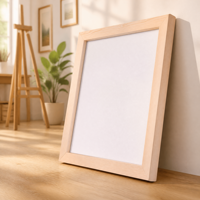 Barres de cadre en bois de pin sur mesure, non finies, à chanfrein, pour peinture et encadrement, plusieurs tailles, vente en gros