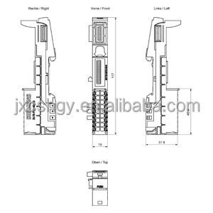 Module de base ET200SP 6ES7193-6BP00-0BA0, terminal PLC 6ES7193-6BP00-0DA0 - Product Image 1