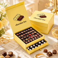 Caja de Regalo de Papel Reciclable Personalizada con Diferentes Formas, Impresión Elegante, Cierre Magnético, Caja de Embalaje para Chocolates, Caja para Regalo