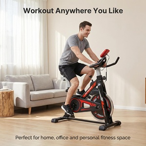 Bicicleta <span class=keywords><strong>de</strong></span> <span class=keywords><strong>Spinning</strong></span> Comercial <span class=keywords><strong>para</strong></span> Gimnasio, Uso en Interiores y en Casa, Freno <span class=keywords><strong>de</strong></span> Resistencia Infinita, Bicicleta <span class=keywords><strong>de</strong></span> <span class=keywords><strong>Spinning</strong></span> Profesional - Product Image 1