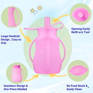 Bolsas de Almacenamiento de Leche Materna de Silicona Reutilizables, Plegables, Libres de BPA, con Logotipo Personalizado, Aptas para Alimentos, con Asa, Ecológicas y Fáciles de Limpiar - Product Image 3
