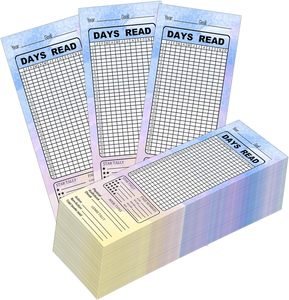 Book Tracker Signet double face Cartes de page de lecture Bibliothèques personnelles Cartes de notes pour les amateurs de lecture - Product Image 1