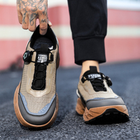 Chaussures de course et de marche décontractées pour hommes de haute qualité, baskets respirantes en maille avec empeigne en toile, vente en gros d'usine