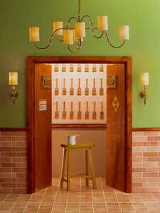 Lustre LED en cristal et tissu en laiton de style linéaire de transition de luxe pour salle à manger et salon, projet personnalisé, lustre <span class=keywords><strong>Emile</strong></span> à sept lumières - Product Image 2