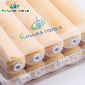 Recharge de rouleau à peinture en mousse industrielle Flock DIY, couleur pêche, 6 pouces, manchon de rouleau à peinture OEM - Product Image 3