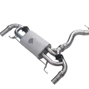 Système de silencieux d'échappement de tuyau de voiture automatique kit de tuyaux d'échappement silencieux d'échappement avec valve pour bmw3 320 325 bmw g20 2.0T 2019-2020