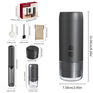 Set Macchina da Caffè Portatile Transfrontaliera con Batteria al Litio, Estrazione ad Alta Pressione per Polvere <span class=keywords><strong>di</strong></span> Caffè e Capsule, per Uso Domestico - Product Image 5