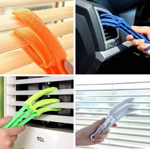 Clip de limpieza de ventilación de aire acondicionado extraíble, cepillo de limpieza de ventilador, antipolvo, obturador de tres dientes, cepillo de limpieza de coche - Product Image 2