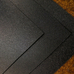 Feuille d'ABS texturée noire brillante de 1/4 pouces ignifuge et écologique pour le service de coupe de meubles inclus - Product Image 6