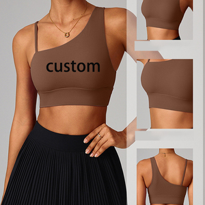 Soutien-gorge de sport asymétrique à dos nageur 2026 pour le yoga – Séchage rapide, extensible et anti-choc pour la course à pied - Product Image 5
