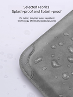 Housse de protection portable et durable pour ordinateur portable 13-16 pouces, étanche, avec support et coins renforcés – Modèle 2025 amélioré
